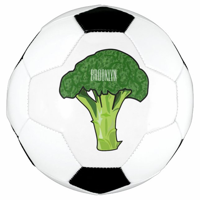 Ballon De Foot Illustration de Broccoli (Devant)
