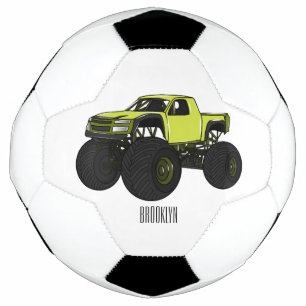 Ballon De Foot Illustration de camion monstre