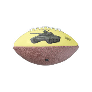 Ballon De Foot Illustration de caricature de réservoir