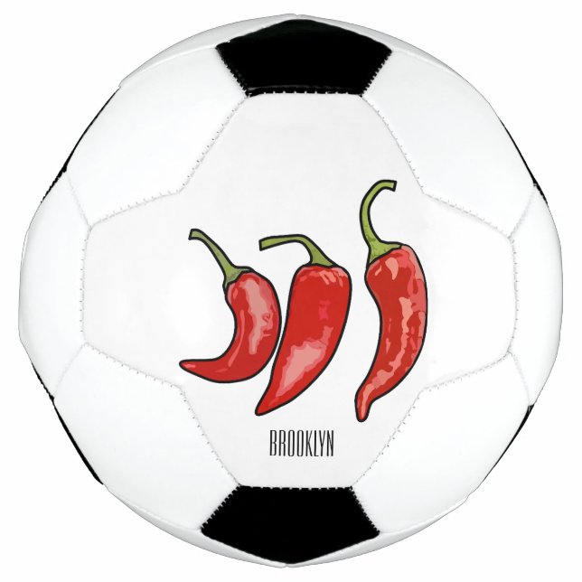 Ballon De Foot Illustration de chili (Devant)