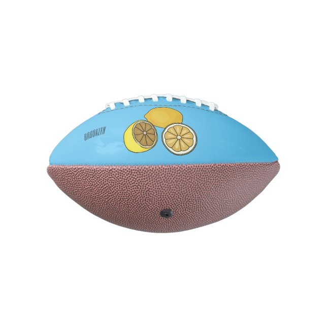 Ballon De Foot Illustration de citron (Tourné à 270°)