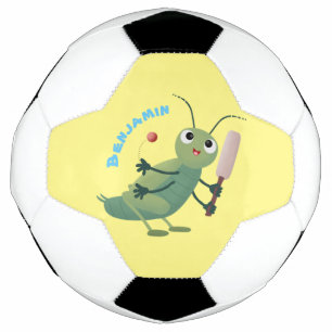 Ballon De Foot Illustration de dessin animé d'insecte de criquet