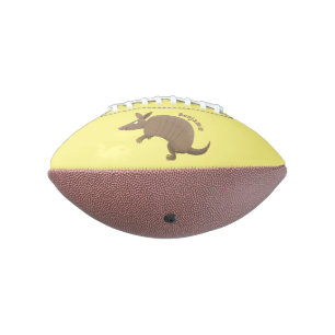 Ballon De Foot Illustration de dessin animé drôle de tatou heureu