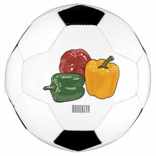 Ballon De Foot Illustration de dessin de Capsicum