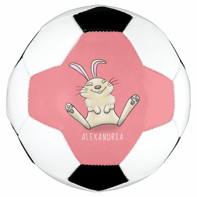 Ballon De Foot Illustration de dessin de lapin lapin mou (Devant)