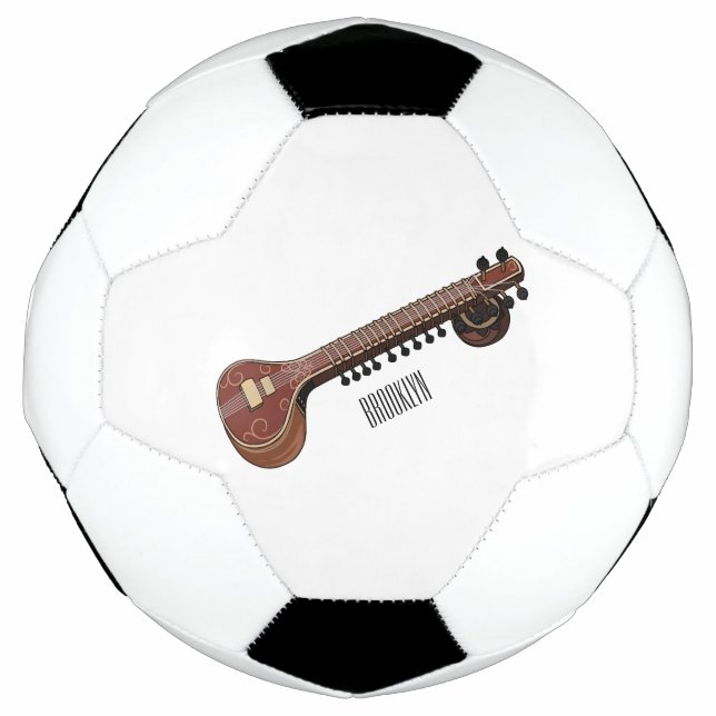 Ballon De Foot Illustration de dessin de Sitar (Devant)