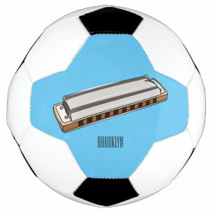 Ballon De Foot Illustration de dessin d'Harmonica