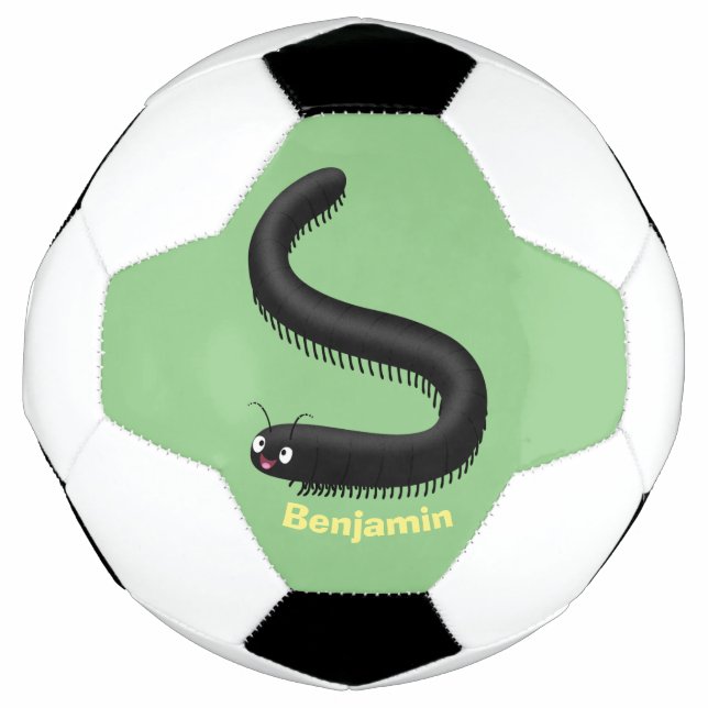 Ballon De Foot Illustration de dessin mignon millipede (Devant)