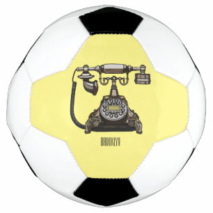 Ballon De Foot Illustration de dessin téléphonique