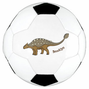 Ballon De Foot Illustration de dinosaure blindé Ankylosaurus