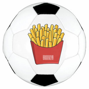 Ballon De Foot Illustration de frites