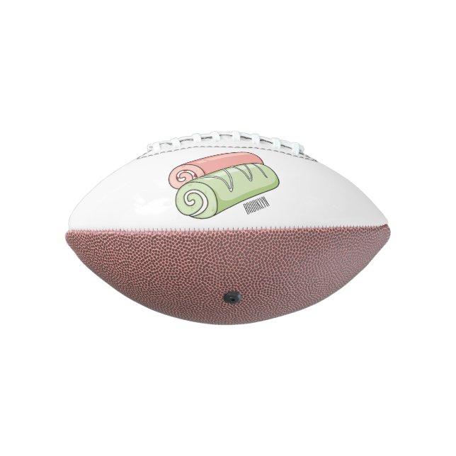 Ballon De Foot Illustration de gâteau suisse roll / roll (Tourné à 270°)