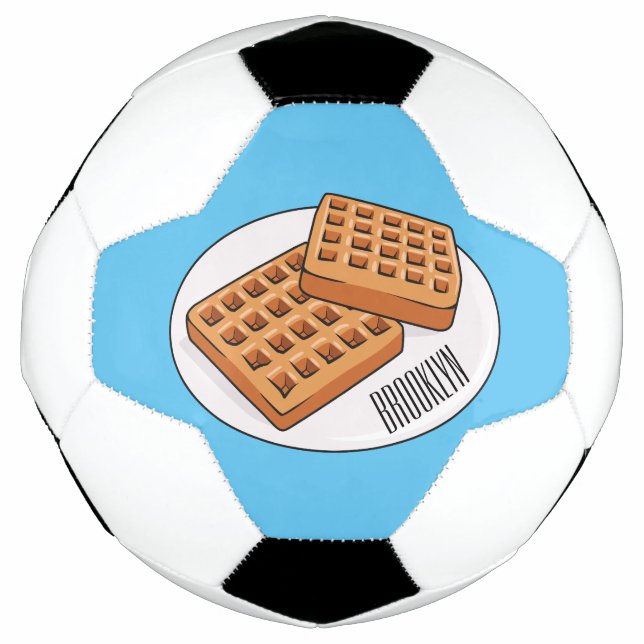 Ballon De Foot Illustration de gaufre (Devant)