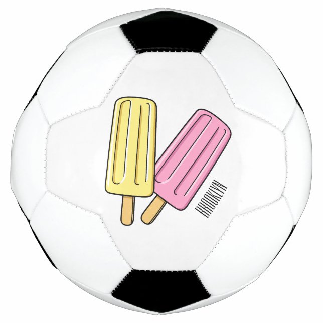 Ballon De Foot Illustration de Ice pop (Devant)