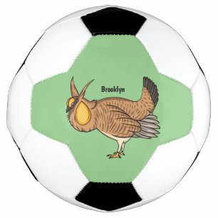 Ballon De Foot Illustration de la bande dessinée de poulet de pra