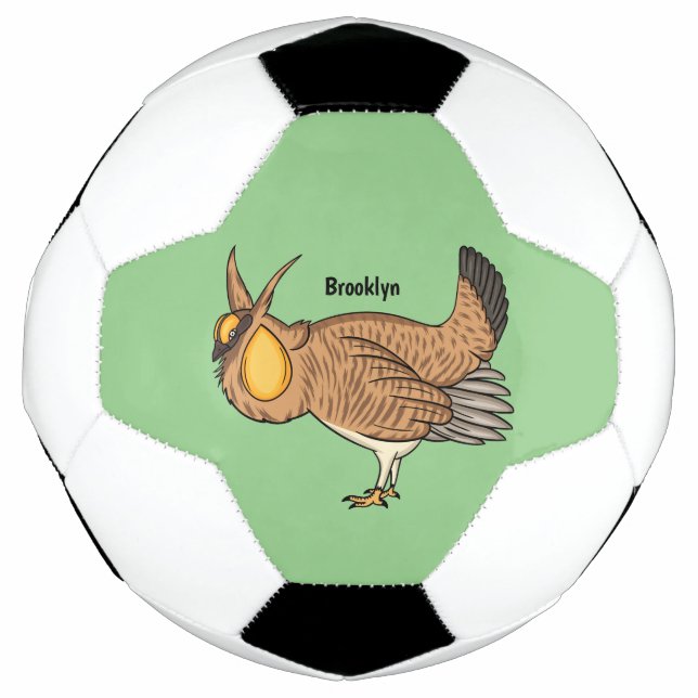 Ballon De Foot Illustration de la bande dessinée de poulet de pra (Devant)