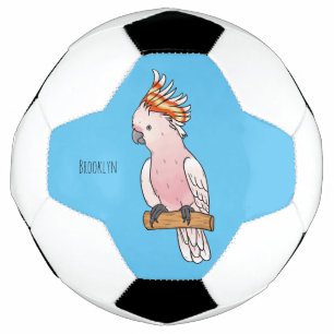 Ballon De Foot Illustration de la caricature de l'oiseau de cobay