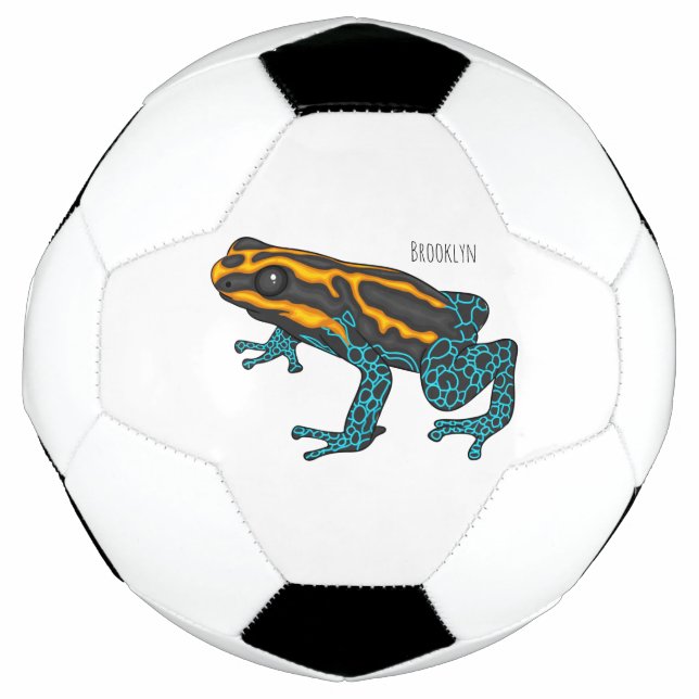 Ballon De Foot Illustration de la grenouille à fléchettes de pois (Devant)
