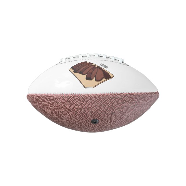 Ballon De Foot Illustration de la poitrine de boeuf (Tourné à 270°)