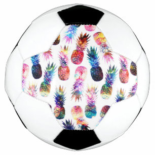 Ballon De Foot illustration de l'aquarelle et de l'ananas nébule