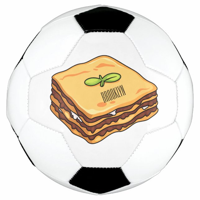 Ballon De Foot Illustration de Lasagna (Devant)