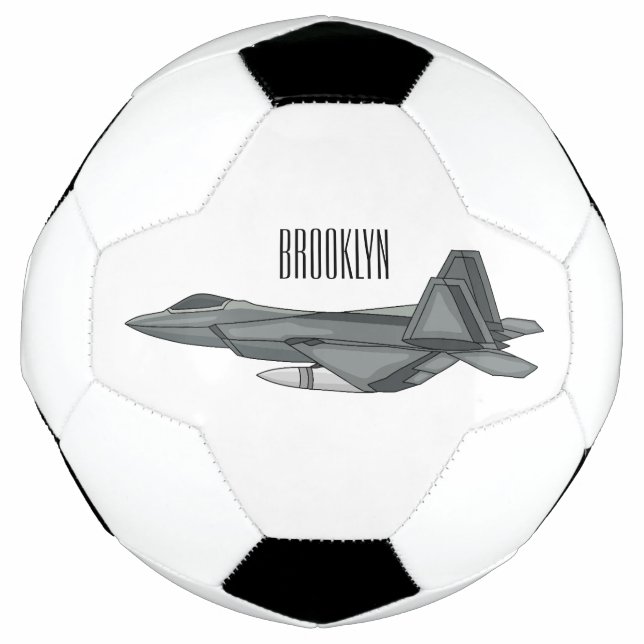 Ballon De Foot Illustration de l'avion de chasse (Devant)