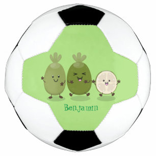 Ballon De Foot Illustration de mignonne guava feijoa