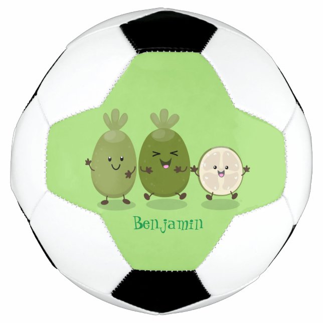 Ballon De Foot Illustration de mignonne guava feijoa (Devant)