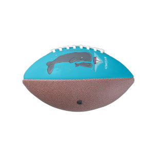 Ballon De Foot Illustration de mignons baleines et voiliers