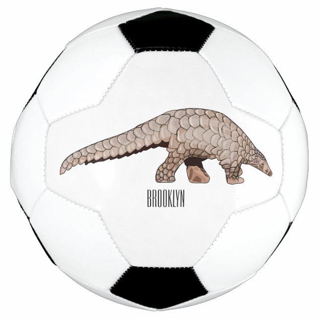 Ballon De Foot Illustration de Pangolin (Devant)