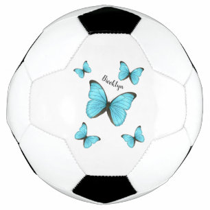 Ballon De Foot Illustration de papillons Morpho