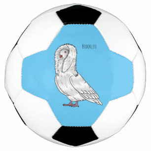 Ballon De Foot illustration de pigeon jacobin de dessin animé