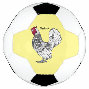 Ballon De Foot Illustration de poulet Sebright