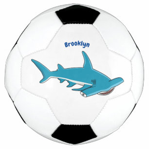 Ballon De Foot Illustration de requin marteau
