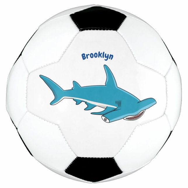 Ballon De Foot Illustration de requin marteau (Devant)