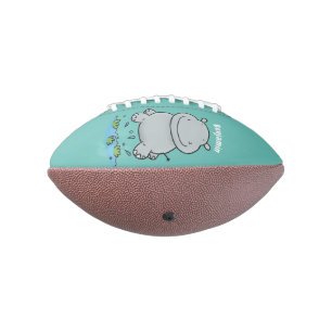 Ballon De Foot Illustration de saut en hippo mignon