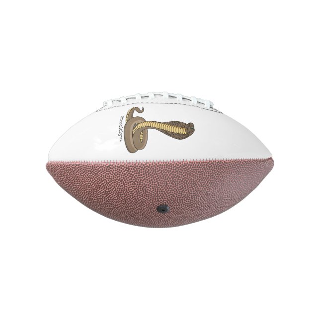 Ballon De Foot Illustration de serpent à cobra Brown (Tourné à 270°)