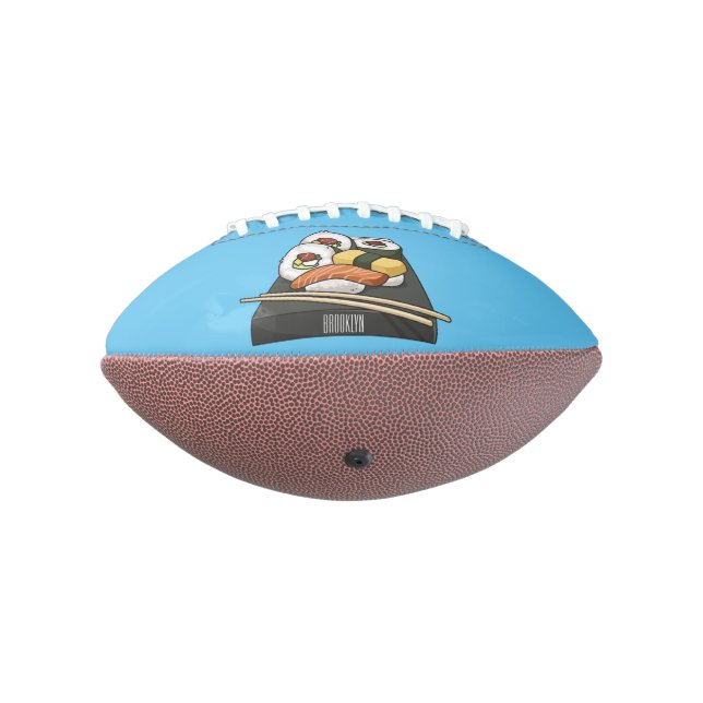 Ballon De Foot Illustration de sushi (Tourné à 270°)
