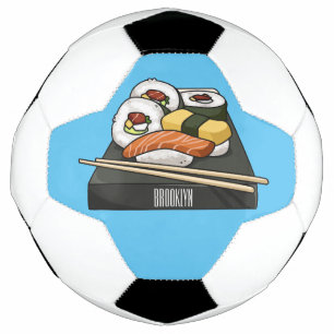 Ballon De Foot Illustration de sushi