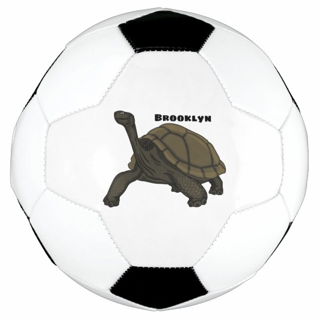 Ballon De Foot Illustration de tortue terrestre des Galapagos (Devant)