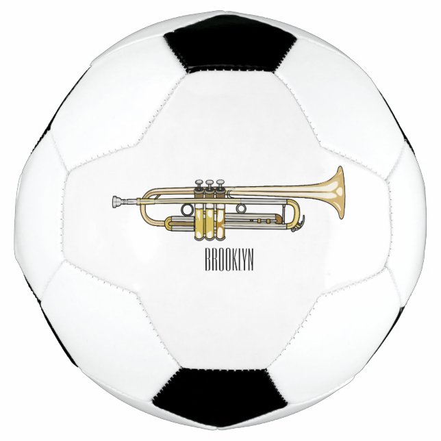Ballon De Foot Illustration de trompette (Devant)