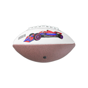 Ballon De Foot Illustration de voiture de course professionnelle