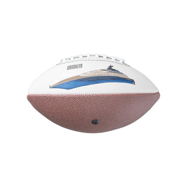 Ballon De Foot Illustration de yacht (Tourné à 270°)