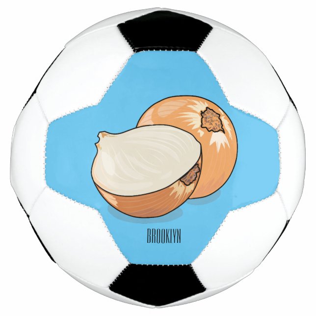 Ballon De Foot Illustration d'oignon (Devant)