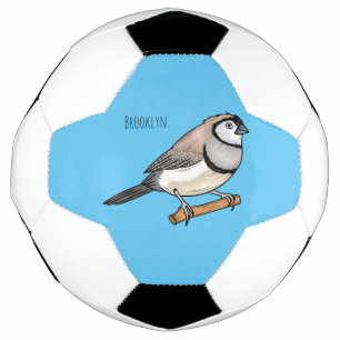 Ballon De Foot Illustration d'oiseau à deux barreaux