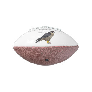 Ballon De Foot Illustration d'oiseau de faucon pèlerin