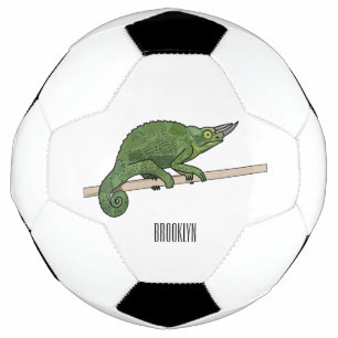 Ballon De Foot Illustration du caméléon de Jackson