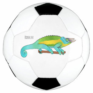 Ballon De Foot Illustration du caméléon de Jackson
