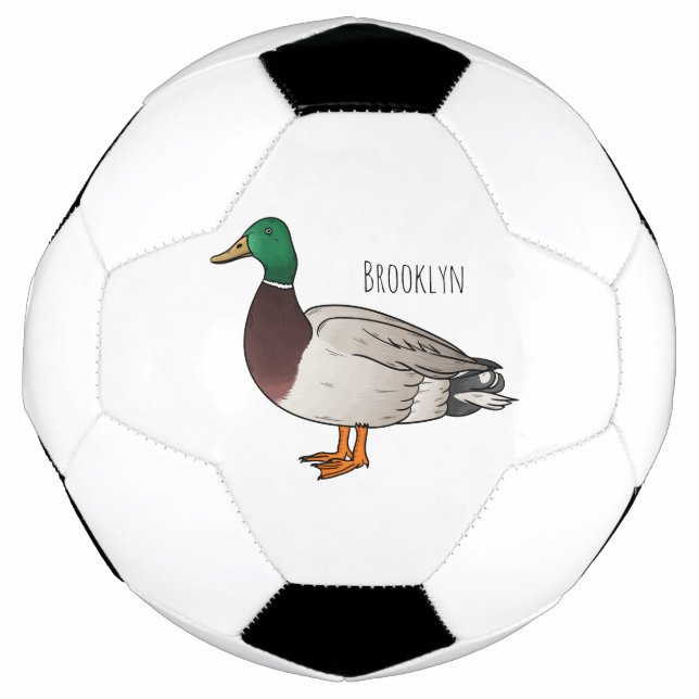 Ballon De Foot Illustration du canard de Majard (Devant)