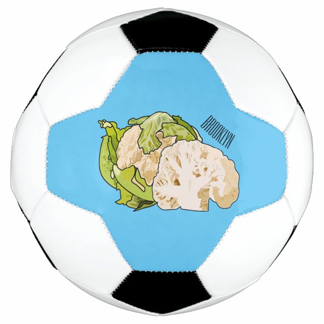 Ballon De Foot Illustration du chou-fleur (Devant)